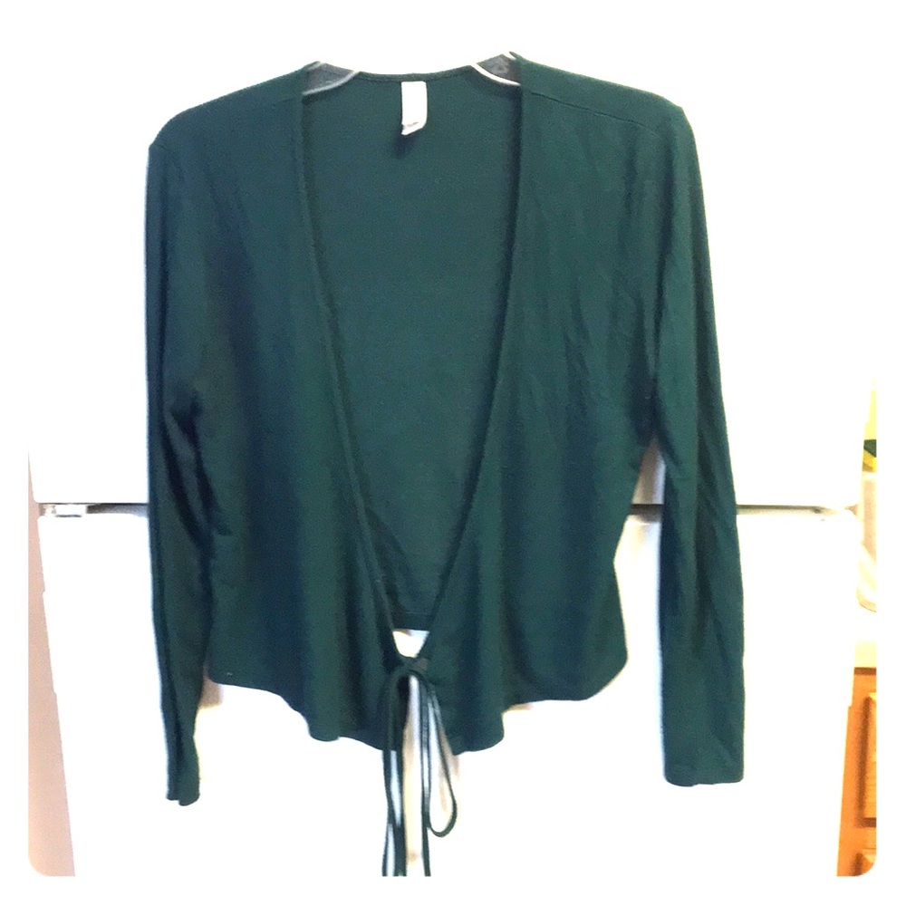 Wrap sweater